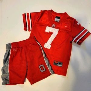 Ohio state jersey and shorts